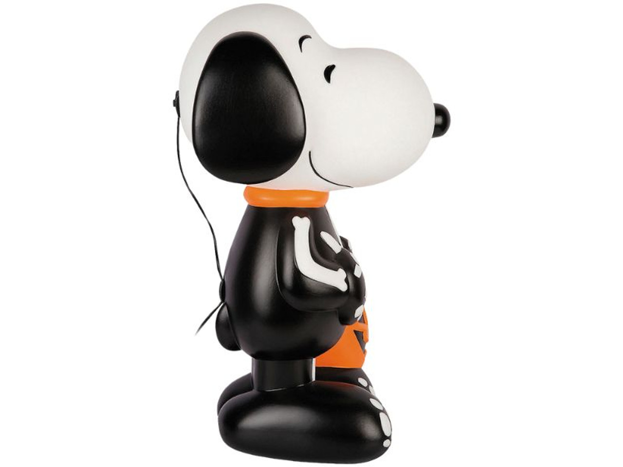 24" Peanuts Snoopy Halloween Skeleton Light-Up Blow Mold