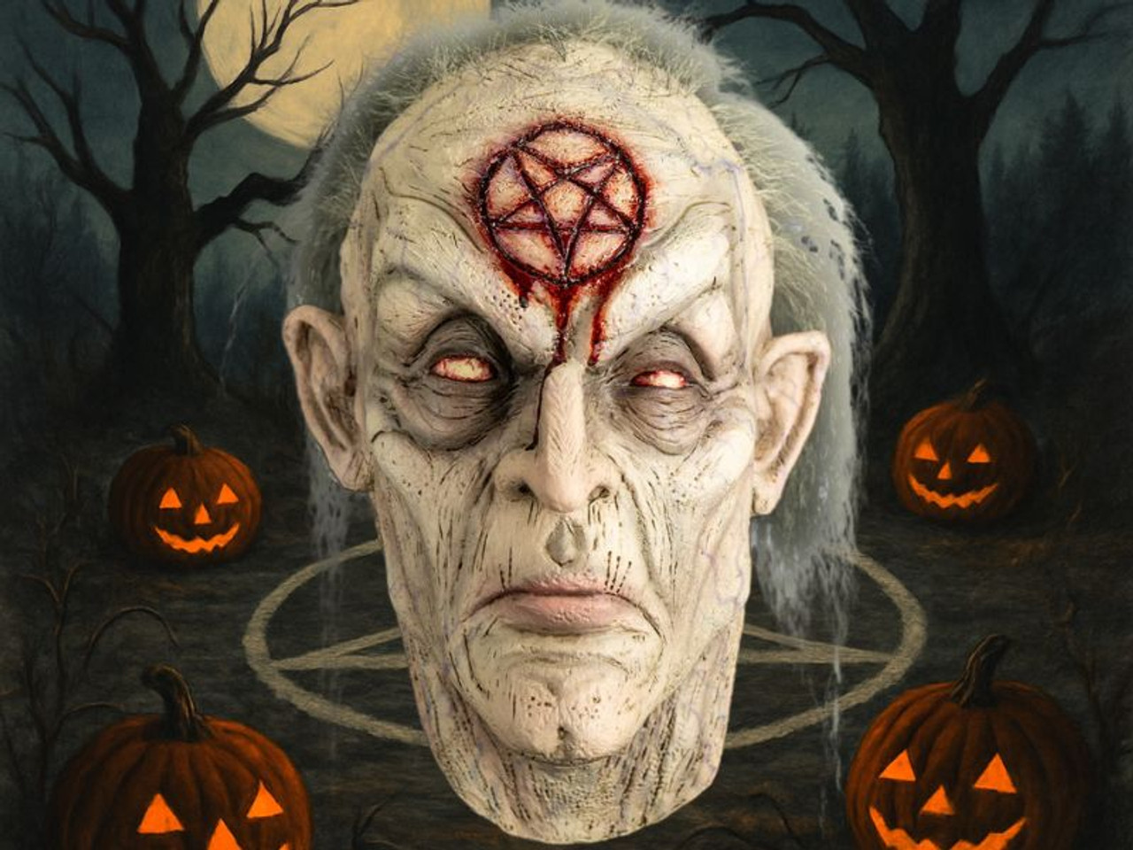 Trick or Treat Studios Pentagram Witch Mask
