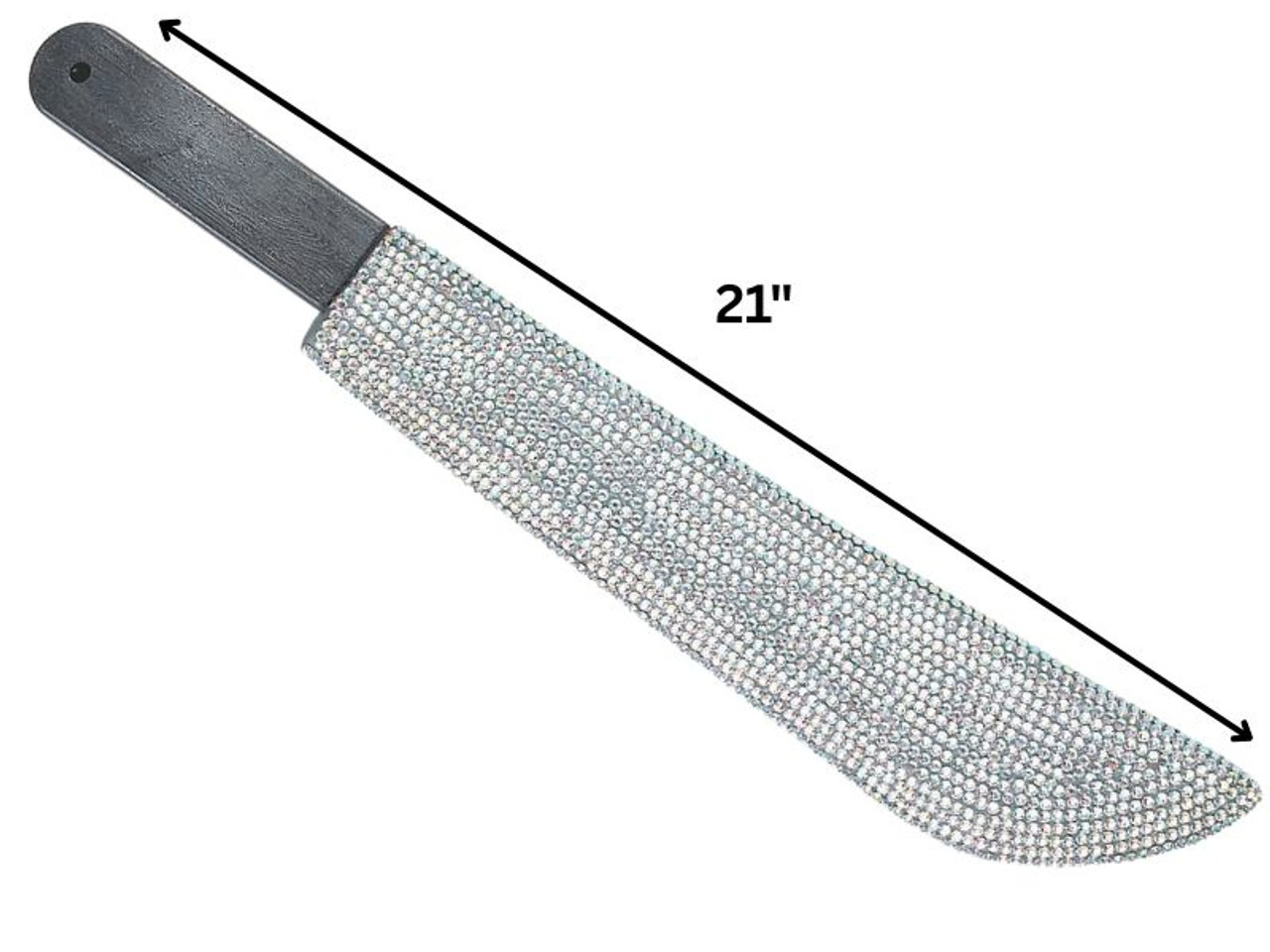 Scream Ghost Face Bling Machete with Rhinestones