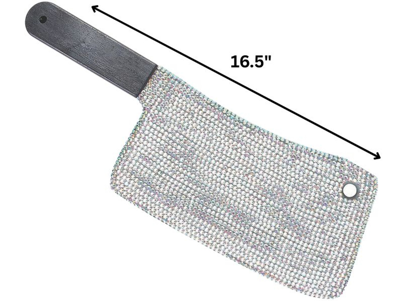 Scream Ghost Face Bling Cleaver with Rhinestones