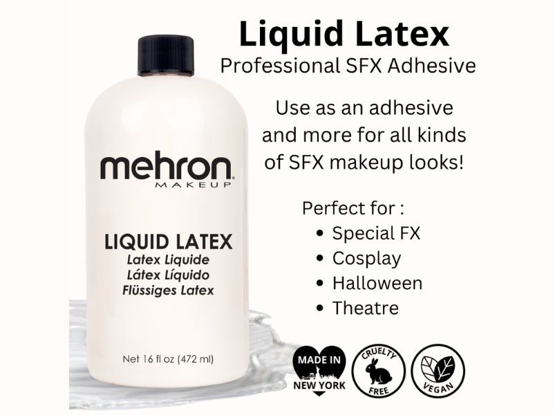 Liquid Latex Special Effects Makeup - 16 oz