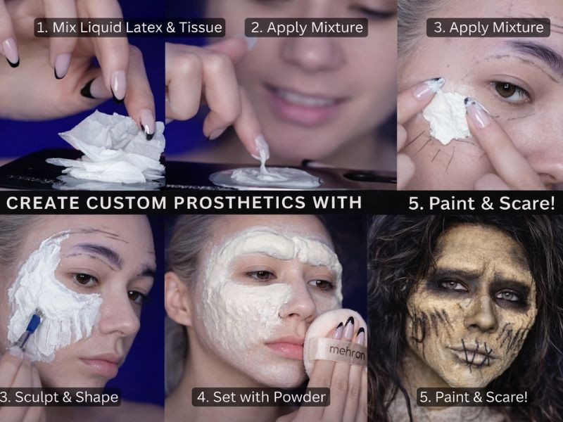 sfx liquid latex creating realistic wounds and scars