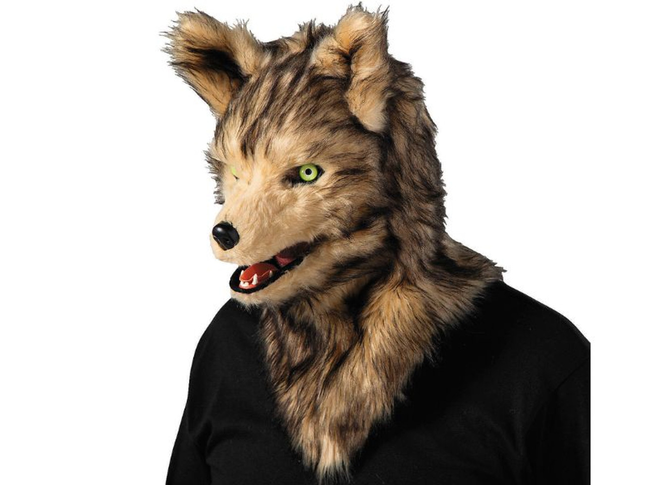 Adults Wolf Moving Mouth Overhead Mask