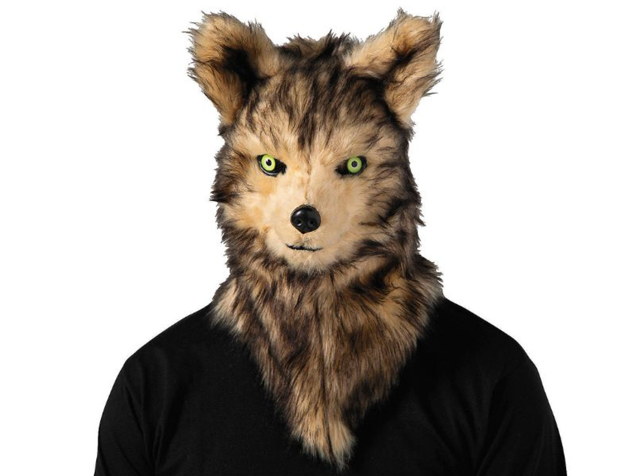 Adults Wolf Moving Mouth Overhead Mask
