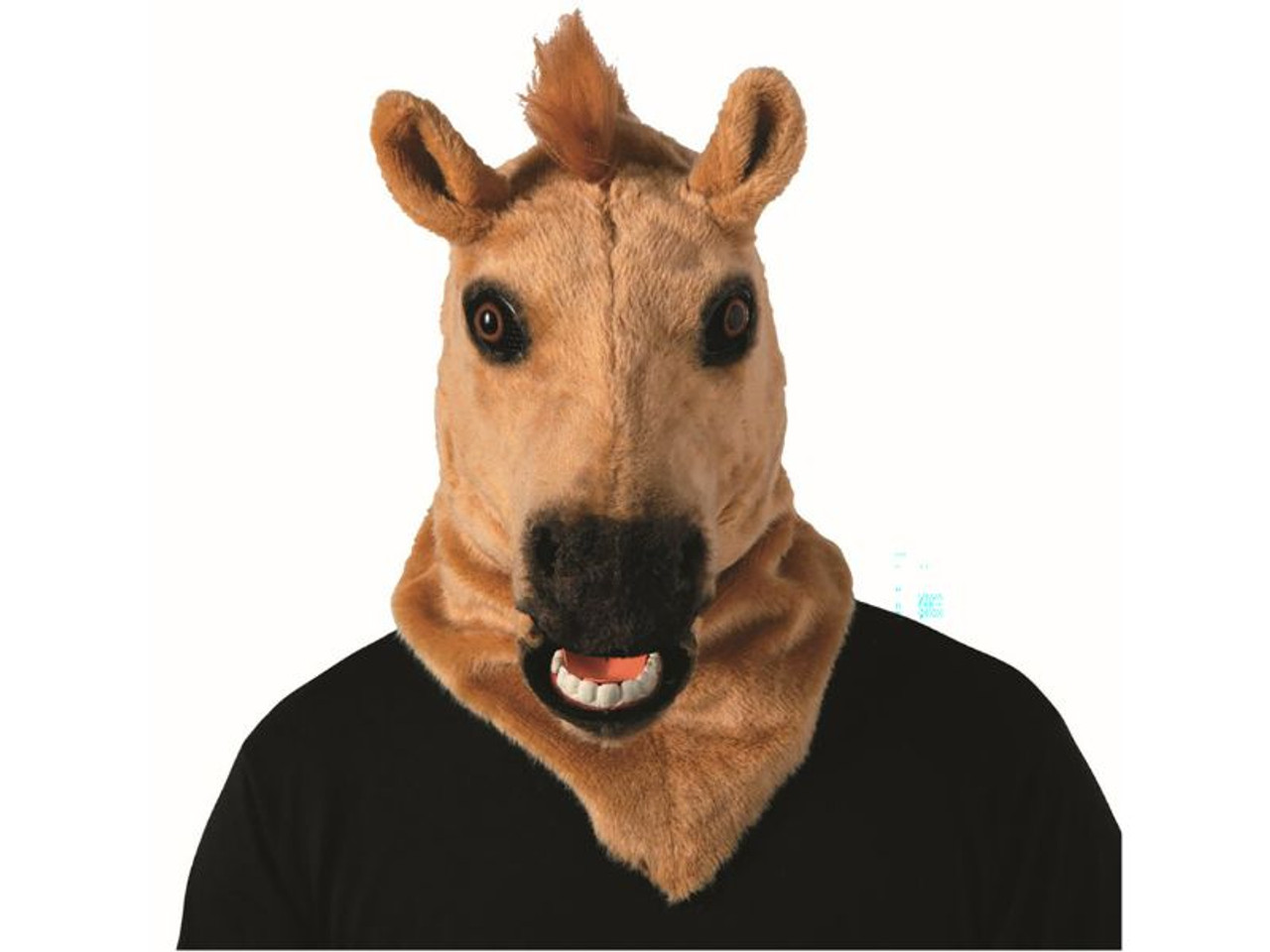 Adults Brown Horse Moving Mouth Overhead Mask Adults Brown Horse Moving Mouth Overhead Mask