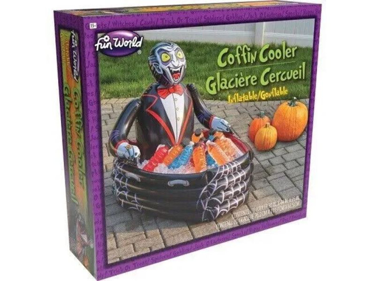 Vampire Coffin Inflatable Cooler