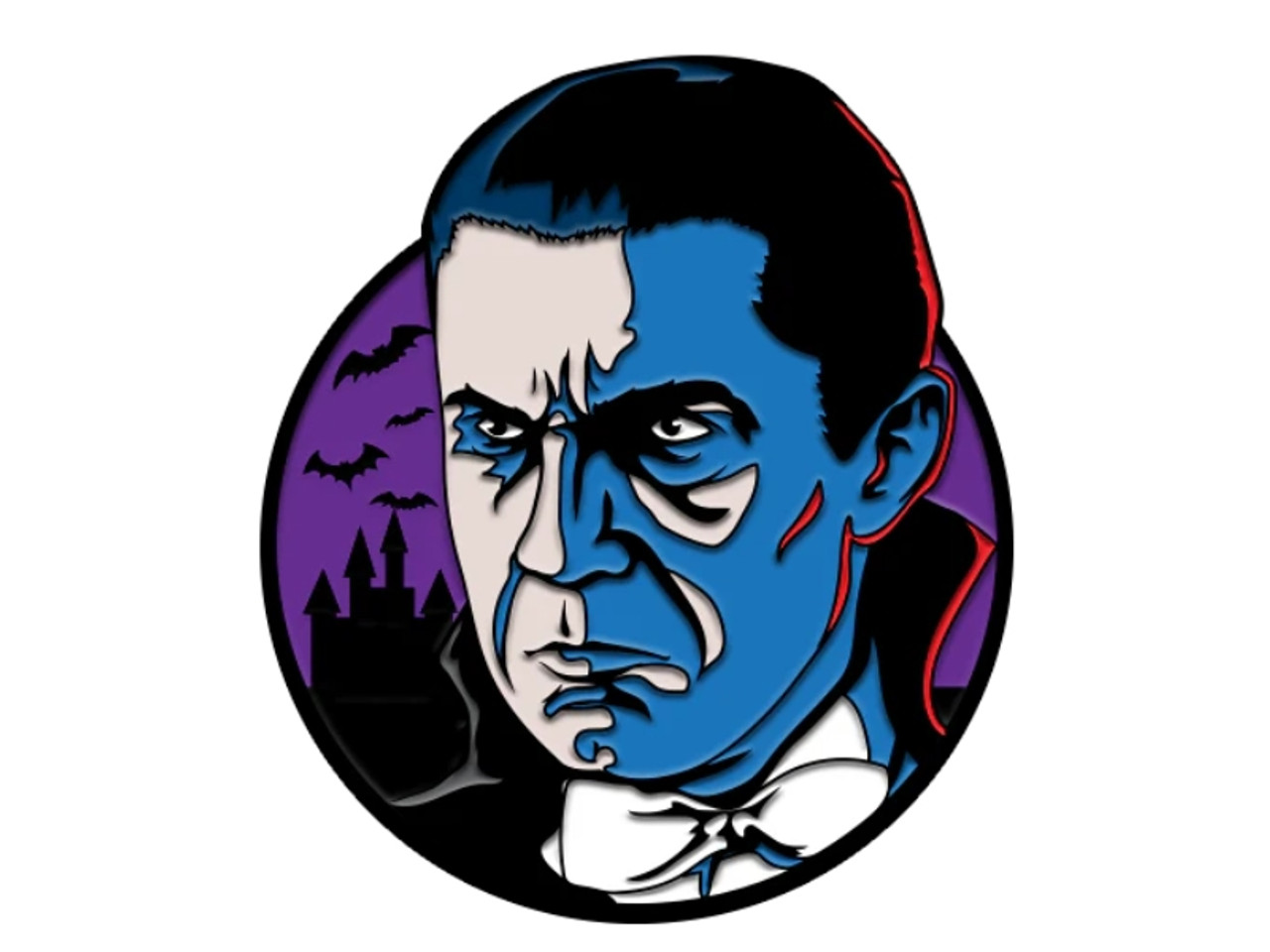 Dracula™ Bela Lugosi Dracula Character Face Full-Color Enamel Pin
