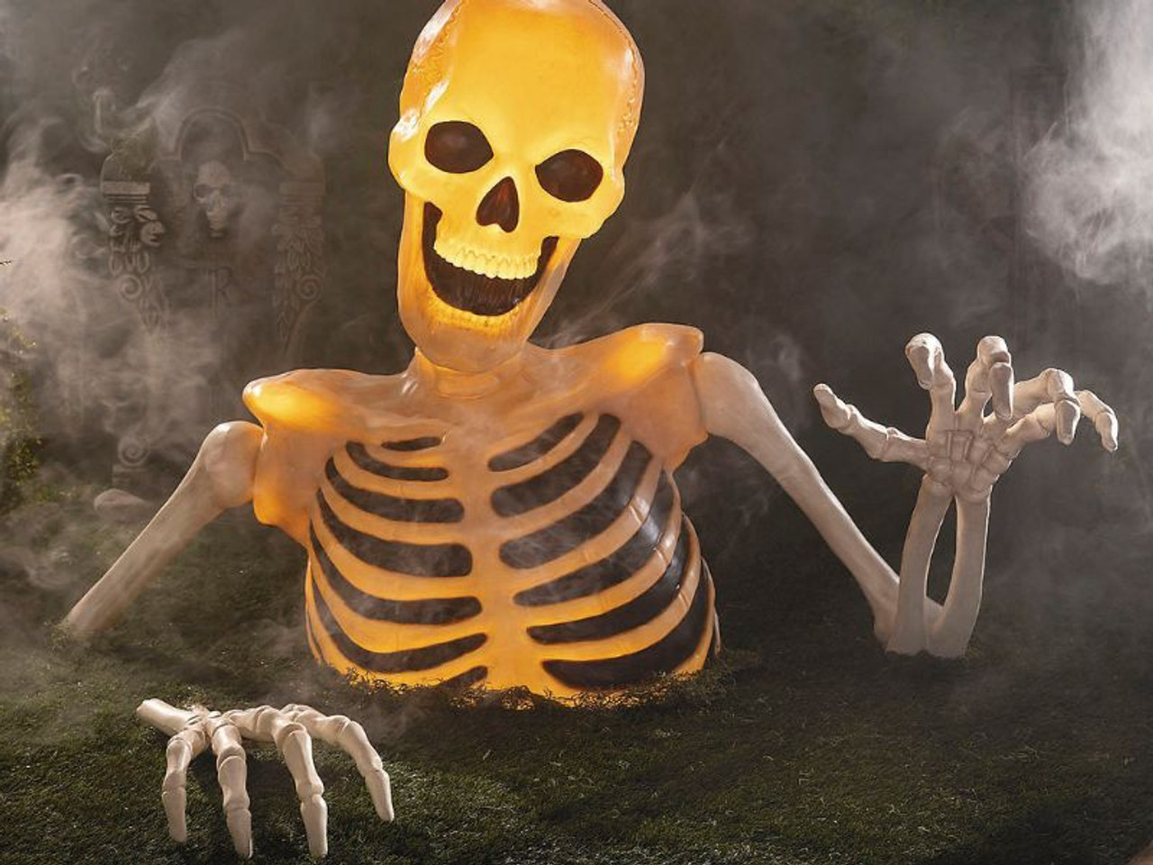 Light-Up Ground Breaking Skeleton