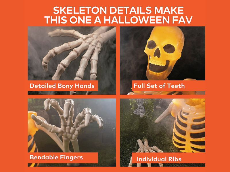 Light-Up Ground Breaking Skeleton