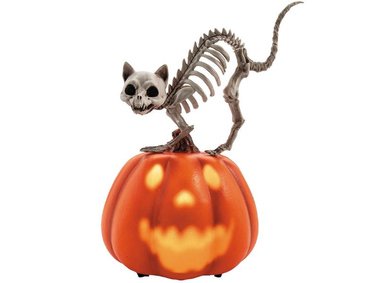 Tabletop Halloween decoration glowing pumpkin