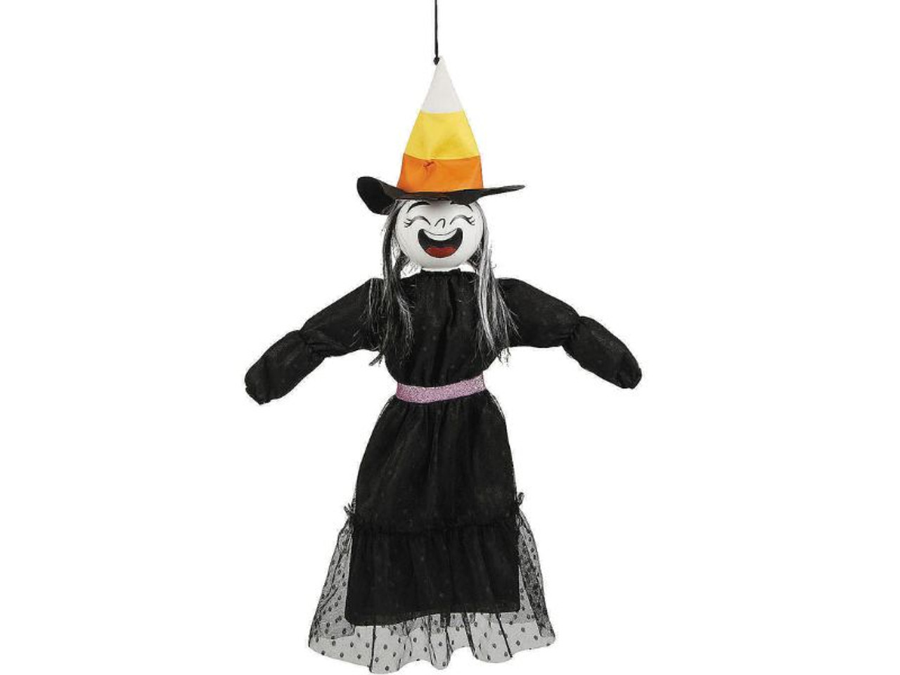 Animated Giggling Witch - 2 Ft. - Light-Up Halloween Decoration