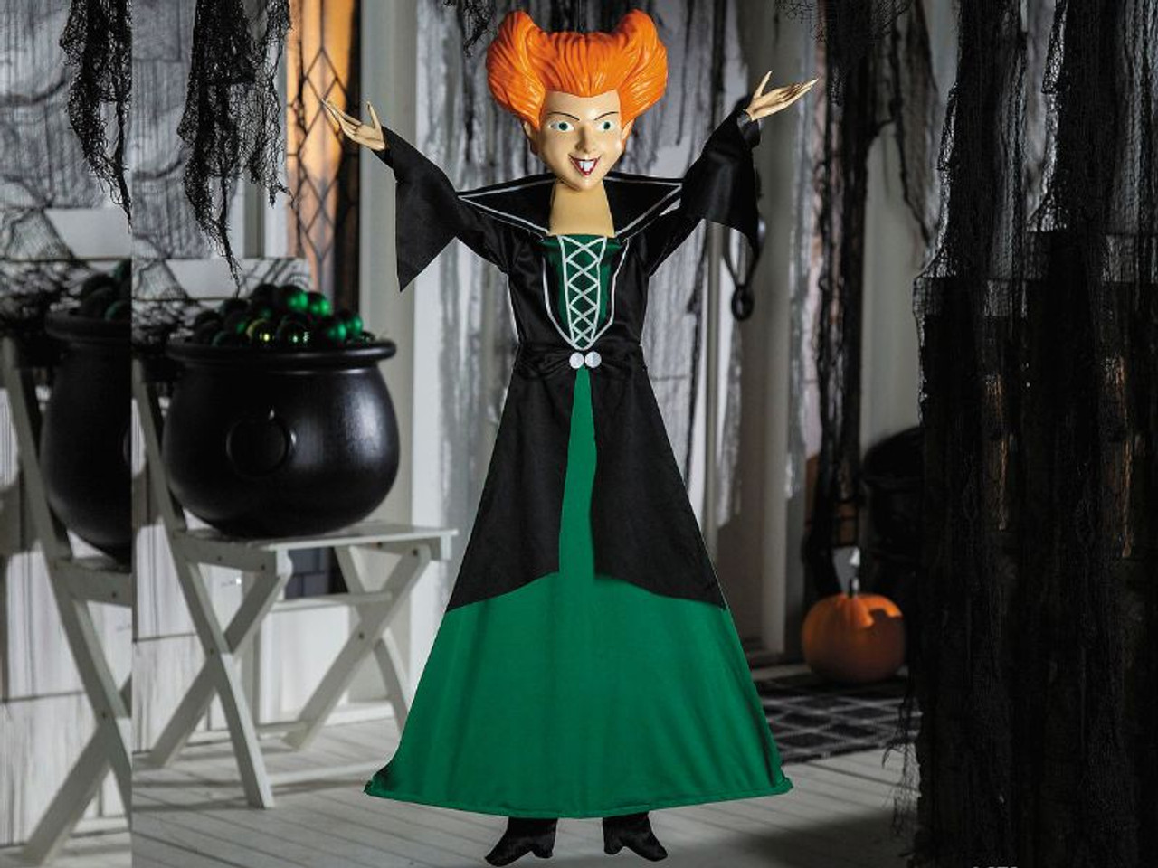 Winifred Sanderson - 3 Ft. Hanging Witch - Poseable Halloween Decor