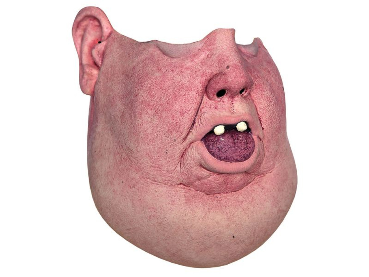 No Neck Mask - Adult Latex Half Face - Creepy Halloween Costume
