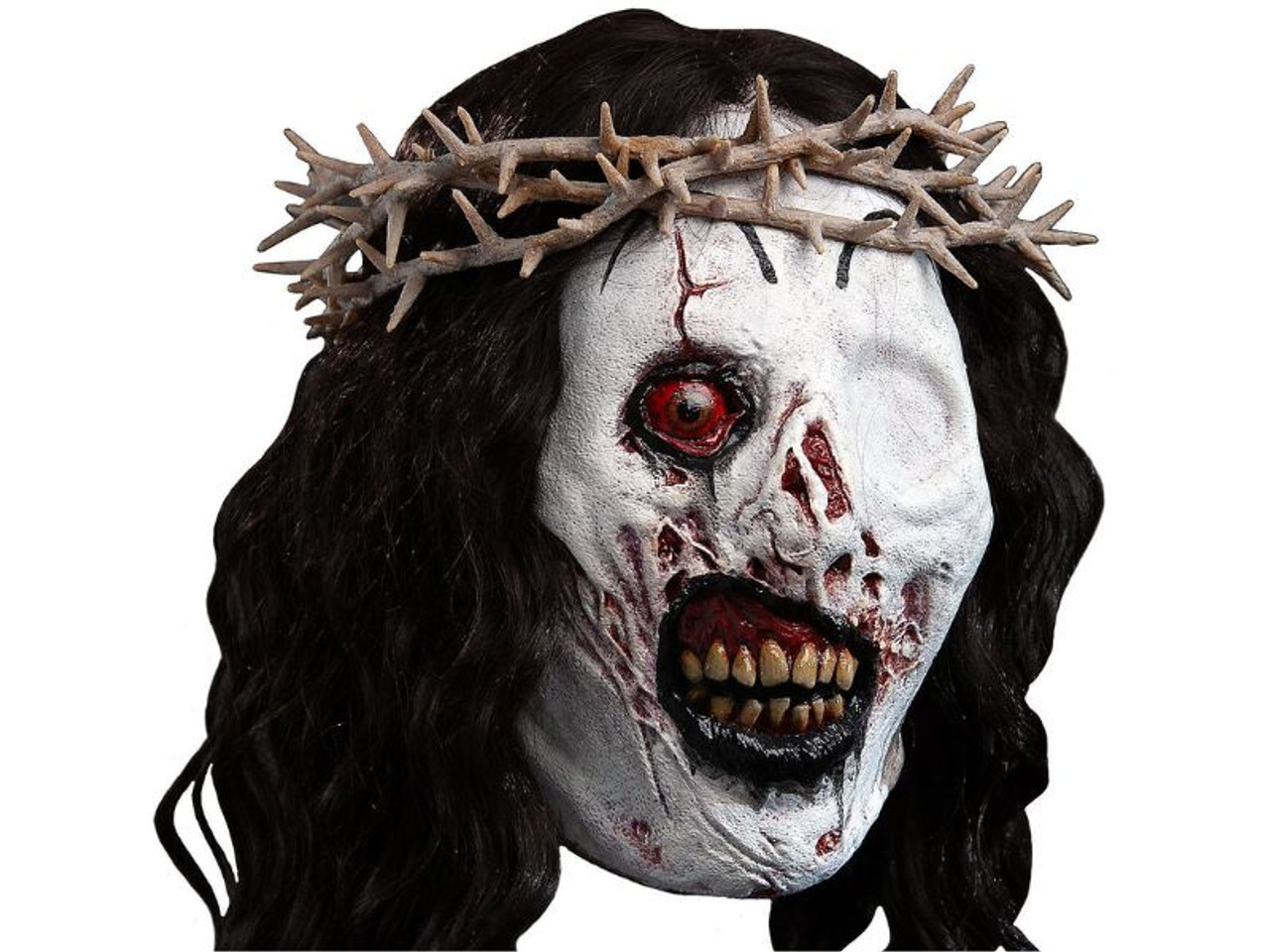 Terrifier 3 Victoria Clown Mask - Deluxe Overhead Latex Adult Costume