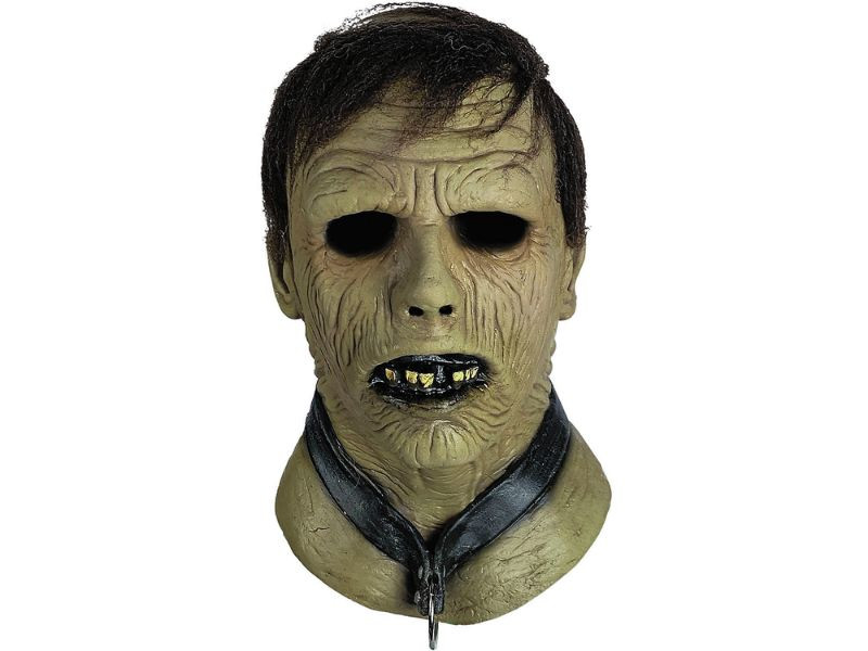 Bub zombie mask from Day of the Dead with hair and collar