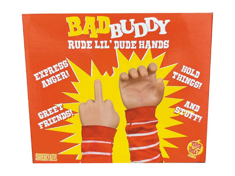 Ultimate Doll Hands - Bad Buddy Rude Lil Dude - Halloween Accessory