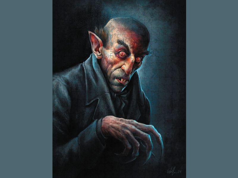 Nosferatu Puzzle - 500 Pc - Symphony of Horror Classic Halloween