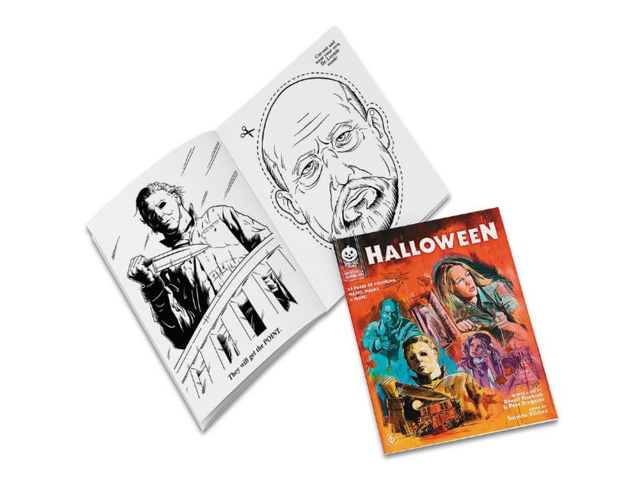 Adults Halloween 1978 Activity Book cover artwork