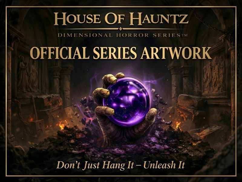 dimensional horror series trick or treater canvas by house of hauntz