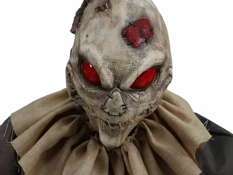 7 foot tall scarecrow decoration for haunted yard or entryway display