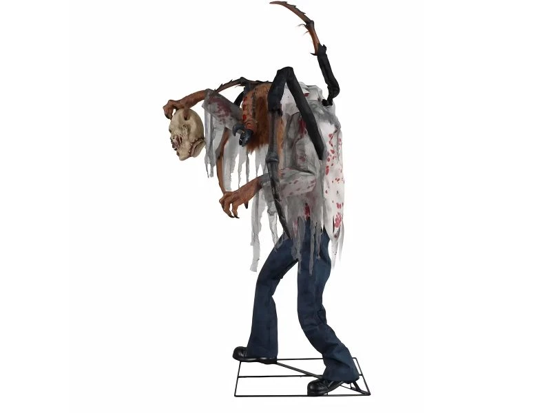 creepy spider monster animatronic halloween display