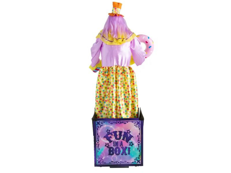 creepy clown halloween prop light up