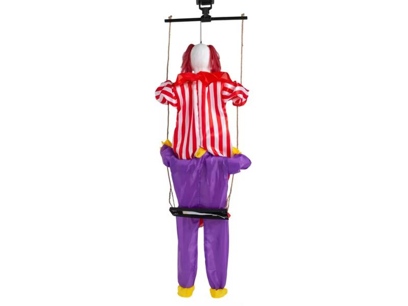 creepy clown swing prop with sound