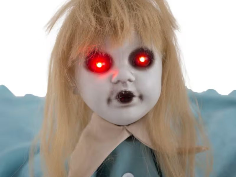 pop up haunted house prop with sound effects
