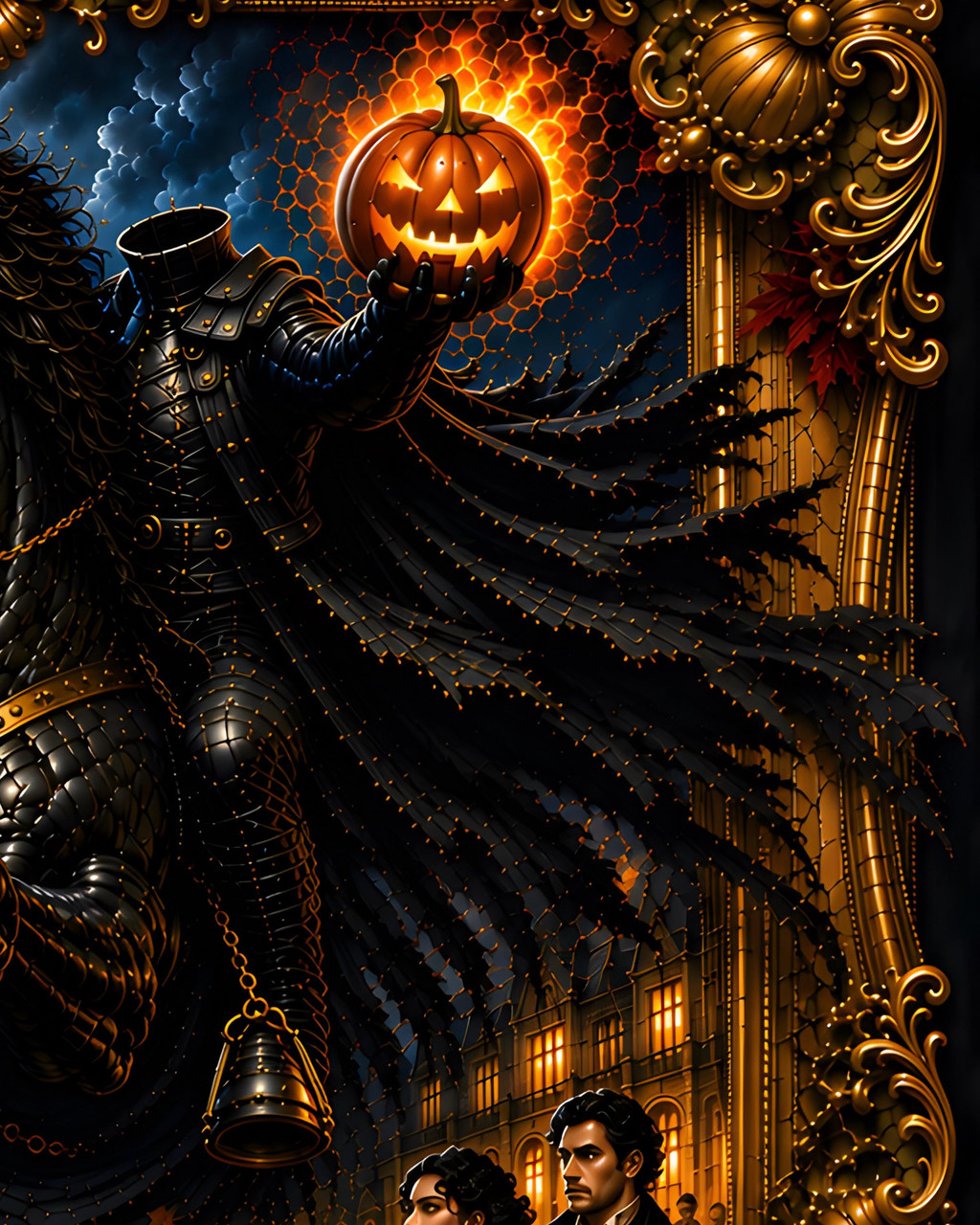 Classic literary horror artwork perfect for gothic home decor and Halloween collectors