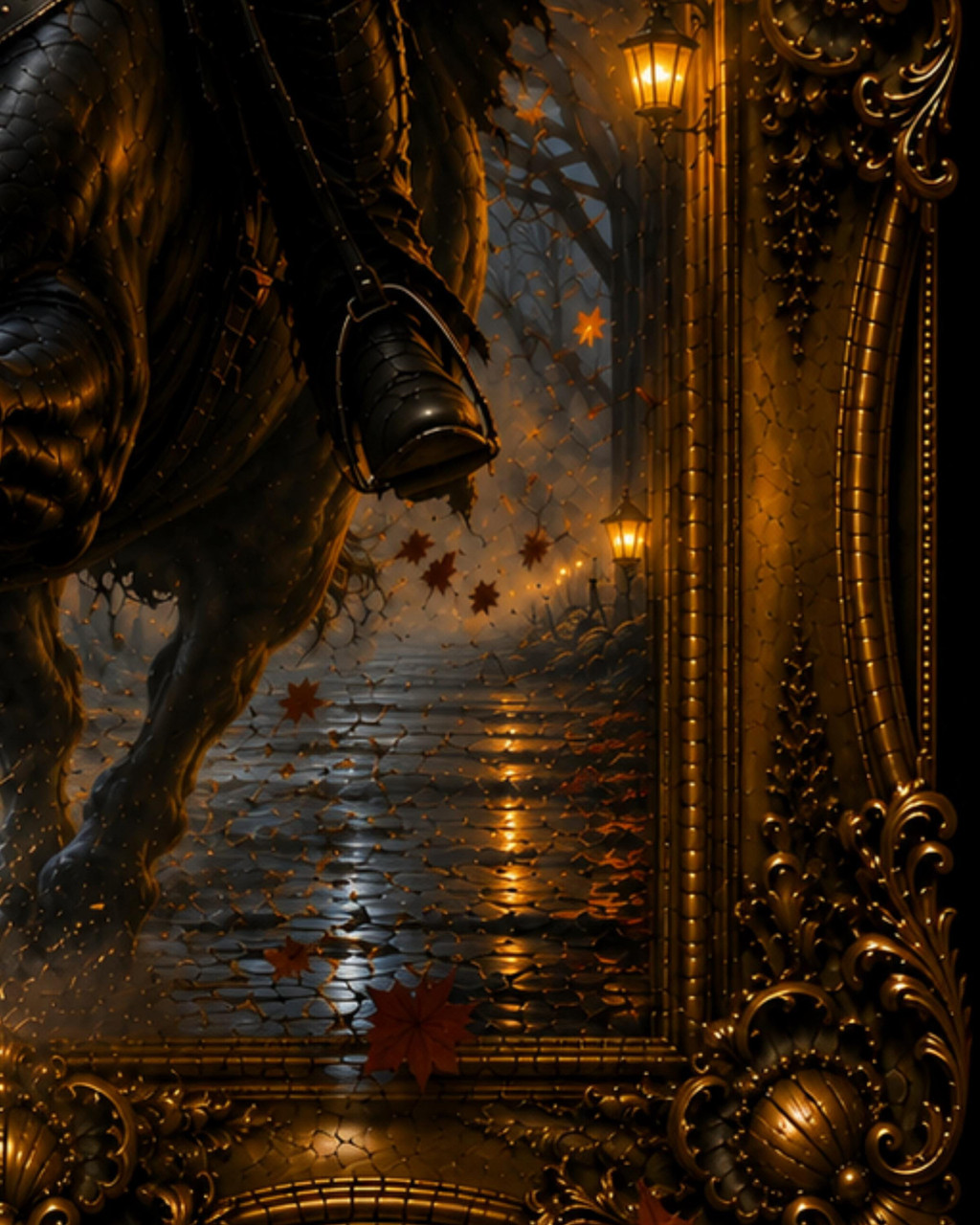 Legend of Sleepy Hollow inspired art print celebrating classic American folklore and gothic storytelling