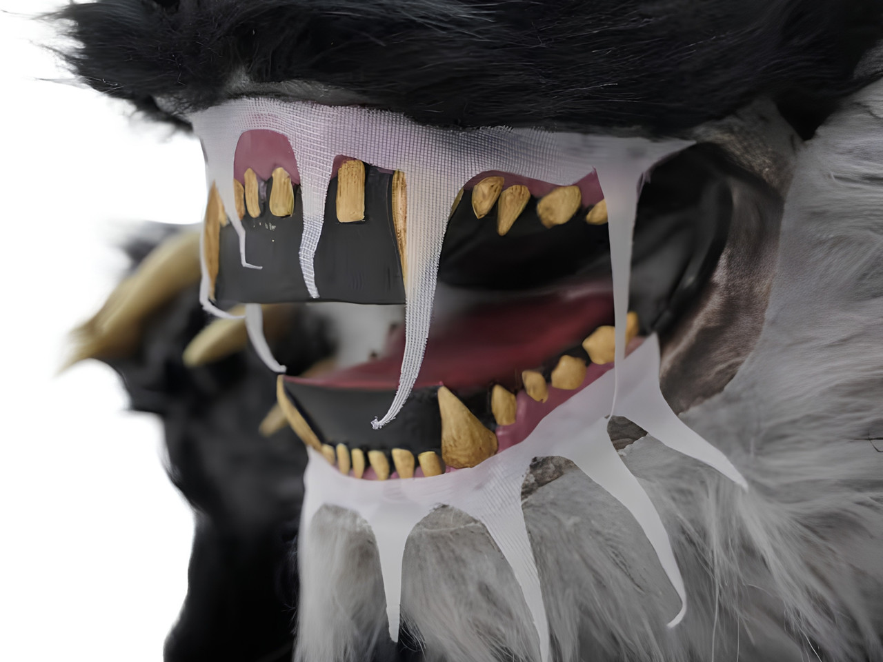 animated badger halloween prop display