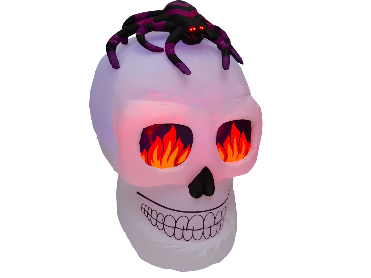 Light up inflatable skull Halloween outdoor decoration