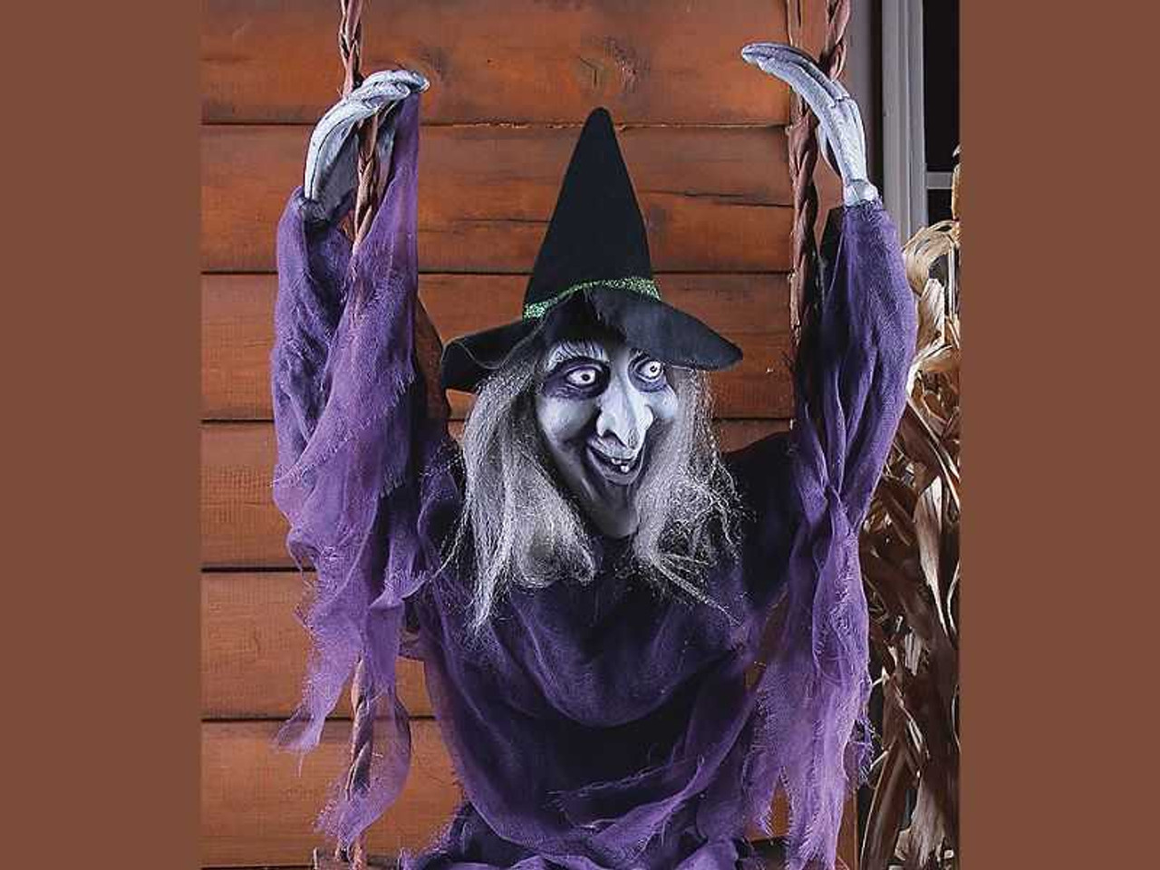 Witch Prop On Swing