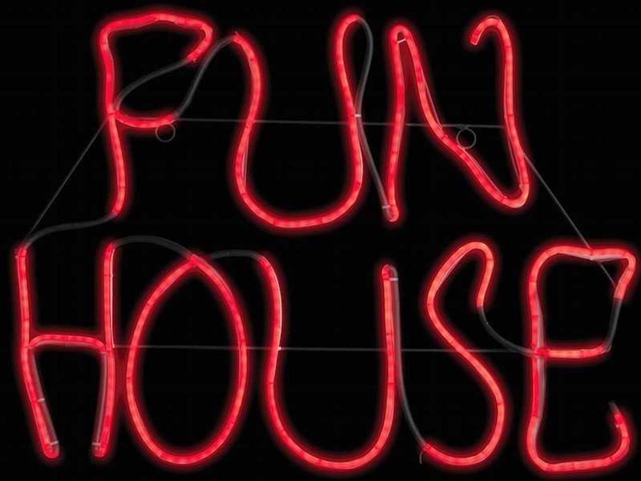 Fun House Neon Halloween Sign