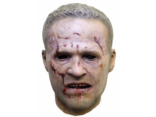 From AMC's award-winning, crazy popular show Walking Dead comes this full, over-the-head latex mask depicting Merle Walker. Anyone who watches the show, and there are indeed many, will be mortified to run into anyone wearing this mask. One size fits most adults.