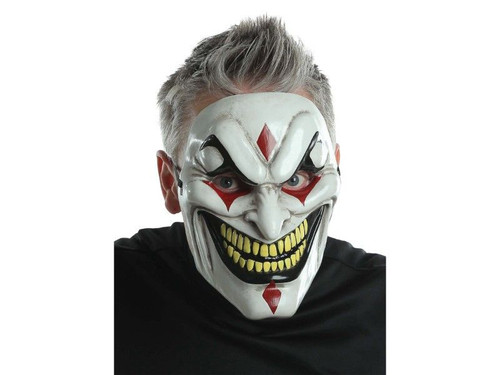 Adult evil jester mask for Halloween costumes