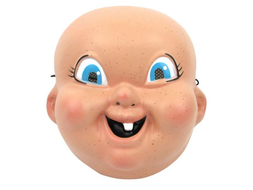 Adults Happy Death Day 2U Killer Freckled Plastic Half Mask