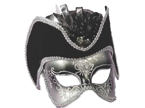 Silver Venetian Mask