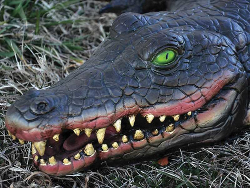 Alligator Crocodile Yard Halloween Prop
