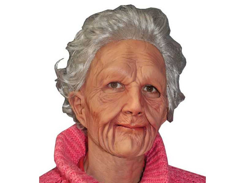Granny Grandma Old Lady Woman Latex Mask 3865