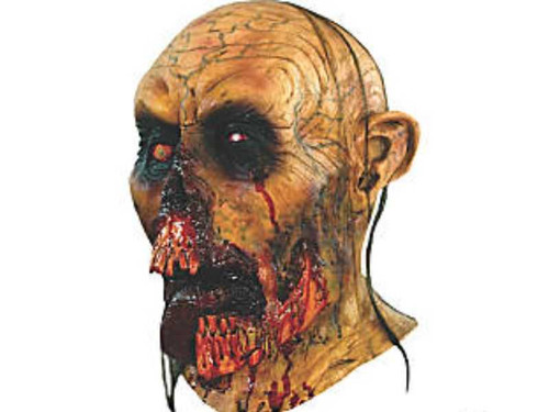 adult zombie tongue mask latex realistic horror