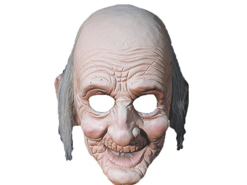 PA Old Man Mask for Adults - Realistic Grumpy Old Man Halloween Latex Mask Costume Accessory