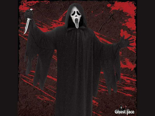 Ghost Face Scream 5'X5' Backdrop