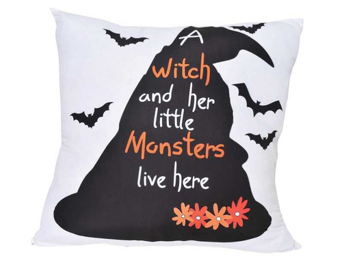 Witch Hat Halloween Pillow Cover