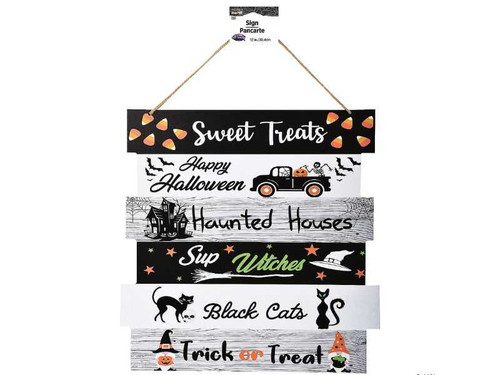 Sweet Treat Halloween Wood Wall Sign