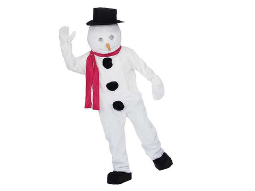 Snowman Mascot Adult Costume