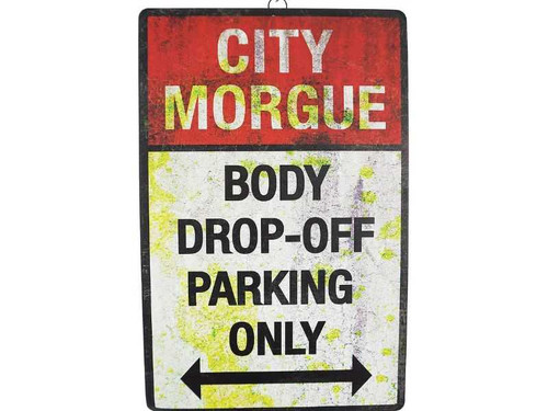 Body Drop Off Parking Sign