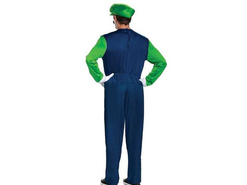 Luigi Deluxe Costume Adult XXL 50-52