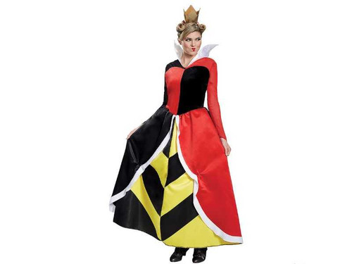 Womens Classic Alice in Wonderland Queen of Hearts Costume