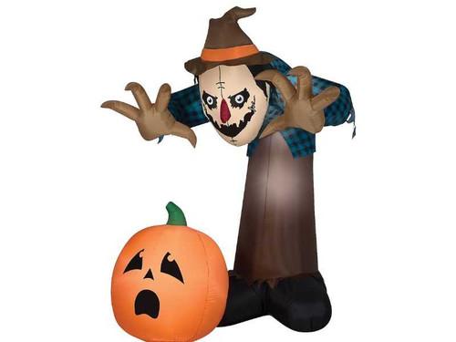 Animated Airblown Hunched Scarecrow Inflatable